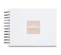 Hama Album à spirales Fine Art 24 x 17 cm, 50 pages noires, blanc