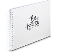Hama Album à spirales Good Things 28x24 cm 50 pages blanches Happy