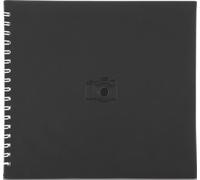 Hama Album à spirales Signs 28x24 cm 50 pages blanches noir