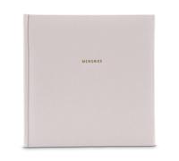 Hama Album Grand Format "Memories", 30x30 Cm, 50 Pages Noires, Gris