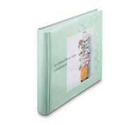 Hama Album Photo 30x30cm "Journey" (400 photos 10x15cm, 100 pages blanches avec intercalaires Papier Cristal, Album Grand Format Scrapbooking DIY Livre photo à Personnaliser et à Coller) Multicolore