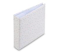 Hama Album Photo à pochette et zone Mémo "Confetti" (200 photos 10x15cm, 100 pages, Format 22.5x22cm, Pochette pour carte mémoire, motif Confetti) Multicolore