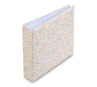 Hama Album Photo à pochette et zone Mémo "Sprinkled Snakes" (200 photos 10x15cm, 100 pages, Format 22.5x22cm, Pochette pour carte mémoire, motif Graphique) Multicolore