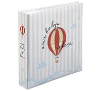 Hama Album Photo bébé "Our Baby" personnalisable Scrapbooking (Album photo naissance, baptême, Cadeau d'anniversaire enfant, Style Mémo, 22,5 x 22 cm, 100 Pages, Max. 200 Photos 10x15 cm) Multicolore