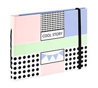 Hama Album photo "Cool Story" (format album de 18 cm x 13 cm, pour 20 photos au format 11 cm x 15 cm, 20 pages, élégant, à coller) Multicolore