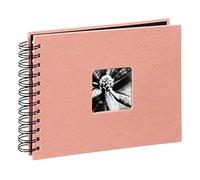 Hama Album Photo Fine Art (Format 24 x 17 cm, 50 Pages Noires, à Spirale) Living Coral