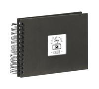 Hama Album Photo Fine Art (Format 24 x 17 cm, 50 Pages Noires, à Spirale) Noir