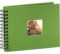 Hama Album Photo "Fine Art" (format 24 x 17 cm, 50 pages noires, à spirale) Vert Pomme