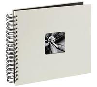Hama Album Photo "Fine Art" (format 28 x 24 cm, 50 pages noires, à spirale) Craie