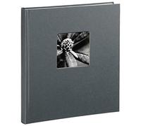 Hama Album Photo "Fine Art" (format 29 x 32 cm, 50 pages blanches, sans spirale) Gris