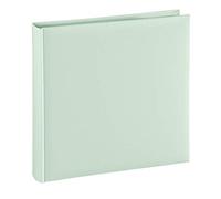 Hama Album photo Fine Art Pastel 30x30 cm – 80 pages blanches + feuillets cristal – Vert tilleul