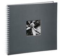 Hama Album Photo "Fine Art" (format 36 x 32 cm, 50 pages blanches, à spirale) Gris