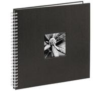 Hama Album Photo Fine Art (Format 36 x 32 cm, 50 Pages Blanches, à Spirale) Noir
