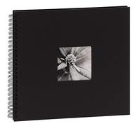 Hama Album Photo "Fine Art" (format 36 x 32 cm, 50 pages noires, à spirale) Noir