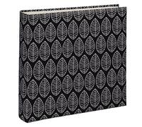 Album photo HAMA traditionnel LA FLEUR JUMBO - 100 pages blanches + feuillets cristal - 400 photos - Couverture Noire 30x30cm