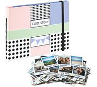 Hama Album Photo Livre Album Photo Pour Polaroid Fujifilm Instax Retro Blanc