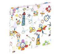 Hama Album photo livre Scrapbooking Enfants et Adultes (pour 30 photos 15x15 cm, Dim. 18x18 cm, 30 pages blanches, Parfait pour un cadeau unique et toutes les occasions) Multicolore