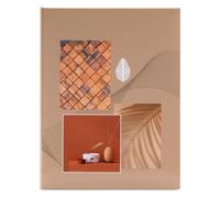 Hama Album Photo pochette Minimax "Singo II" (Format 12.5x16.5cm, 100 photos 10x15cm,100 pages, Motif Zen) Terracotta