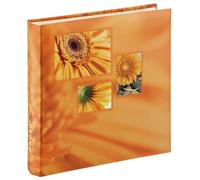 Hama Album Photo "Singo" (album grand format, 30 x 30 cm, 100 pages, pour 400 photos au format 10 x 15 cm) Orange