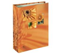 Hama Album Photo "Singo" (album minimax, 13 x 16,5 cm, 100 pages, pour 100 photos au format 10 x 15 cm) Orange