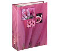Hama Album Photo Singo (Album minimax, 13 x 16,5 cm, 100 Pages, pour 100 Photos au Format 10 x 15 cm) Rose