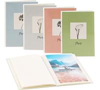 Hama Album photo 'Susi Pastell' (couverture souple, 24 pages pour 24 photos au format 10x15 cm, résistant, pour archiver avec des anecdotes, protège la photo, mini album) Couleurs pastel Aléatoires