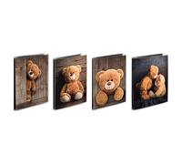 Hama Albums photos "Batzi" (couverture souple, 36 pages pour 36 photos au format 10x15 cm par album, résistant, pour archiver avec des anecdotes, protège la photo, mini album) Multicolore