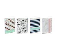 Hama Albums Photos Mini (couverture souple, 24 pages pour 24 photos au format 10x15 cm par album, résistant, pour archiver avec des anecdotes, protège la photo, mini album) Multicolore Aleatoire