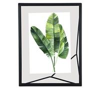 Hama Amazing Baltimore Cadre photo en métal, design industriel, 10 x 15 cm, pour photos de 10 x 15 cm, cadeau de bricolage, debout avec pied, cadre portrait avec verre Noir
