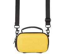 Hama Ambato Étui Rigide pour Appareil Photo et caméra vidéo, 12 x 6 x 7 cm, Rigide, avec Passant de Ceinture, à bandoulière, poignée de Transport, Jaune