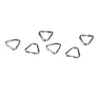 HAMA Anneaux Brisés Triangulaires x6 Argentés