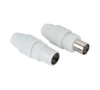 Hama Antenna Male Plug / Female Jack, Coaxial, Clamp Type connecteur coaxial