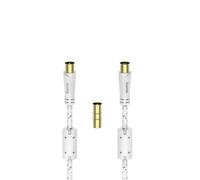 HAMA Antenne câble 120dB blanc 3m