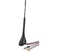 Hama Antenne de Toit pour Voiture, AM/FM et Dab/Dab+ (pour Dab/Dab+, AM/FM, antenne de Toit Flexible, Bande III, Bande L, fiche SMB (f), amplifiée électroniquement, Active, 12 V, pour Voiture) Noir