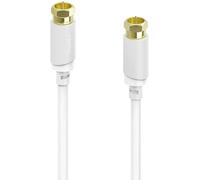 Hama antenne, SAT Câble de raccordement [1x Coaxial mâle - 1x Coaxial mâle] 3 m 120 dB blanc