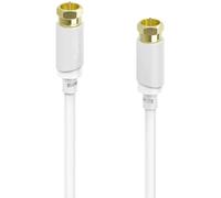Hama antenne, SAT Câble de raccordement [1x Coaxial mâle - 1x Coaxial mâle] 3 m blanc
