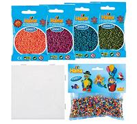 Hama - Assortiment Mini "Basic" - Perles à repasser - Taille Mini ø 2,5 mm - Réf S245