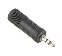 Hama Audio Adapter 3,5 mm Male Plug Stereo - 6,3 mm Female Jack Stereo 3.5 mm M 6.3 mm F Noir