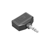 Hama 43353H Connectique Adaptateur 2 jacks femelles stéréo 3,5mm/1 jack mâle stéréo 3,5mm