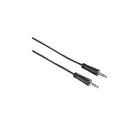 Hama Audio Cable - Câble audio - mini-phone stereo 3.5 mm mâle pour mini-phone stereo 3.5 mm mâle - 1.5 m - blindé - noir