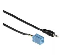 Hama Aux Dans Câble Adaptateur Mini Sur 3,5mm Poignee pour Becker Blaupunkt VDO