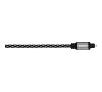 Hama Avinity - Câble audio numérique (optique) - TOSLINK mâle pour TOSLINK mâle - 1.5 m - fibre optique - anthracite