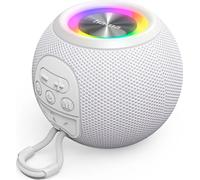 Hama Ball Shape Speaker blanc Haut-parleur Bluetooth avec 5 modes d'éclairage
