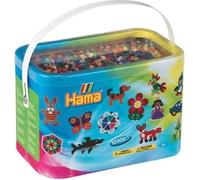HAMA - Baril de 10000 perles à repasser 22 couleurs - Loisirs créatifs pour enfants dès 5 ans