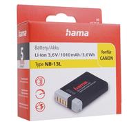 Hama Batterie LI-ION Bon Pour Canon NB-13L Powershot G5-X G7-X G9-X Marquer I II