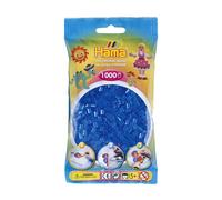 Hama Perles à repasser Midi 207-15 - Sachet 1000 - Bleu transparent