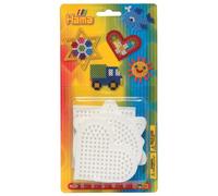 Hama Beads Midi Plaques Blister PM x 5 géométriques