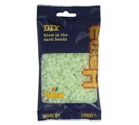 Création perle et bijou Hama Sachet de 1000 perles a repasser midi phosphorescent vert - loisirs creatifs - 207-55