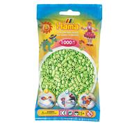 HAMA - sachet de perles à repasser | env. 1000 perles midi | loisirs créatifs et mosaïques pour enfants dès 5 ans | jeu créatif et décoration artisanale | Pastel green