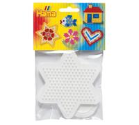 Hama -4452 - Loisirs Créatifs - Perles et Bijoux - Coeur / étoile